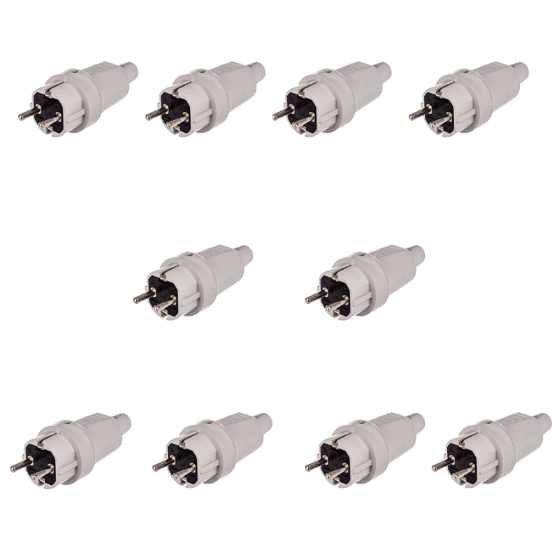 دوشاخه برق صنعتی فرحان الکتریک مدل MAB.10 بسته 10 عددی دوشاخه برق صنعتی فرحان الکتریک مدل MAB.10 بسته 10 عددی