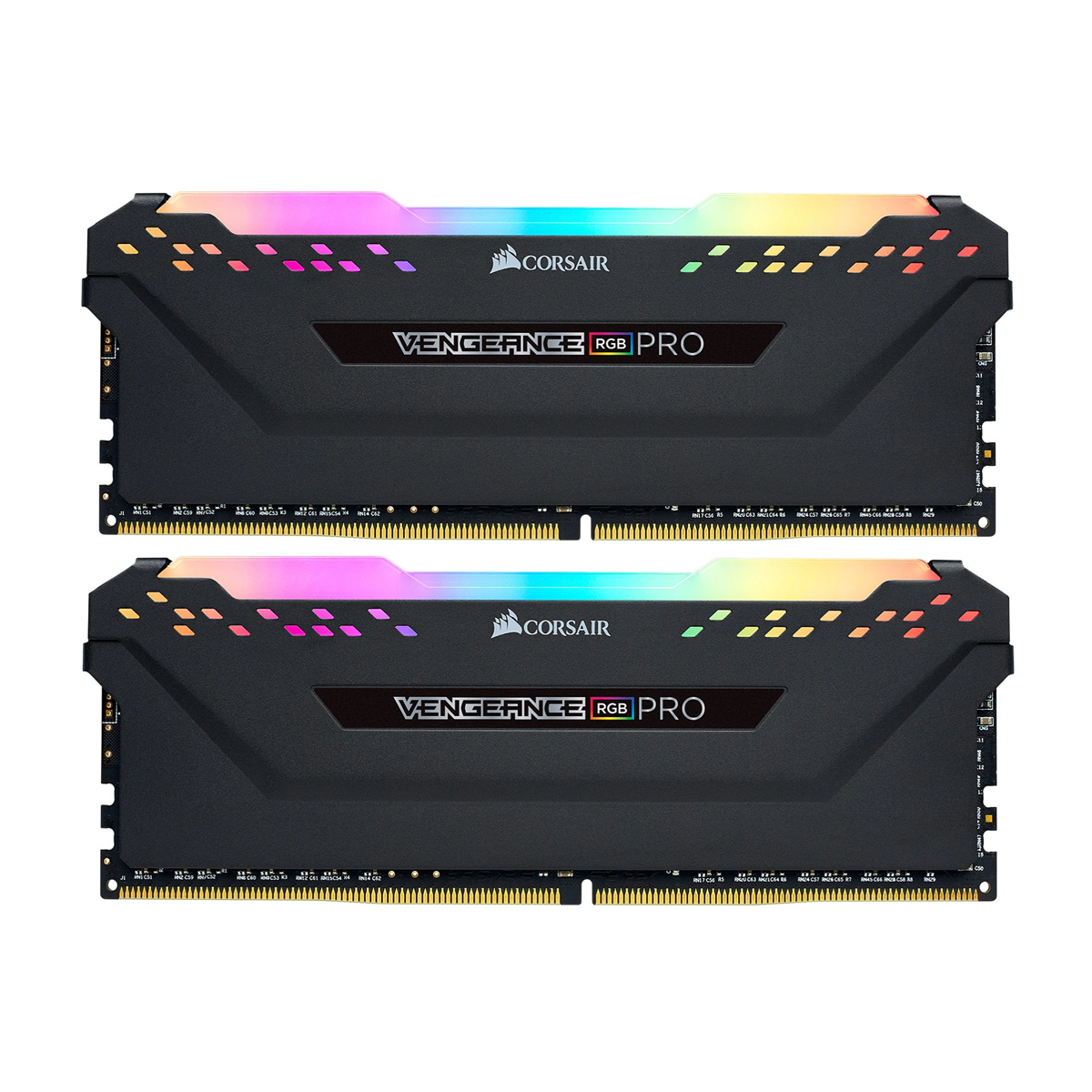 رم کامپیوتر DDR4 دو کاناله 3200 مگاهرتز CL16 کورسیر مدل VENGEANCE RGB PRO ظرفیت 64 گیگابایت رم کامپیوتر DDR4 دو کاناله 3200 مگاهرتز CL16 کورسیر مدل VENGEANCE RGB PRO ظرفیت 64 گیگابایت