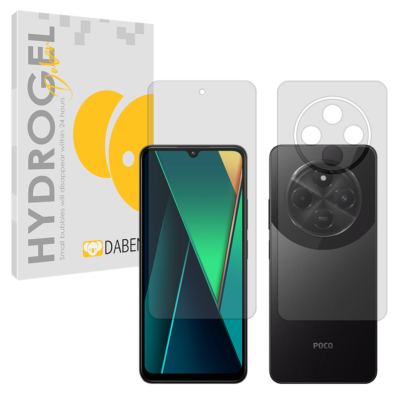 محافظ صفحه نمایش شفاف دبن مدل Tough مناسب برای گوشی موبایل شیائومی Poco C75 به همراه محافظ پشت گوشی محافظ صفحه نمایش شفاف دبن مدل Tough مناسب برای گوشی موبایل شیائومی Poco C75 به همراه محافظ پشت گوشی