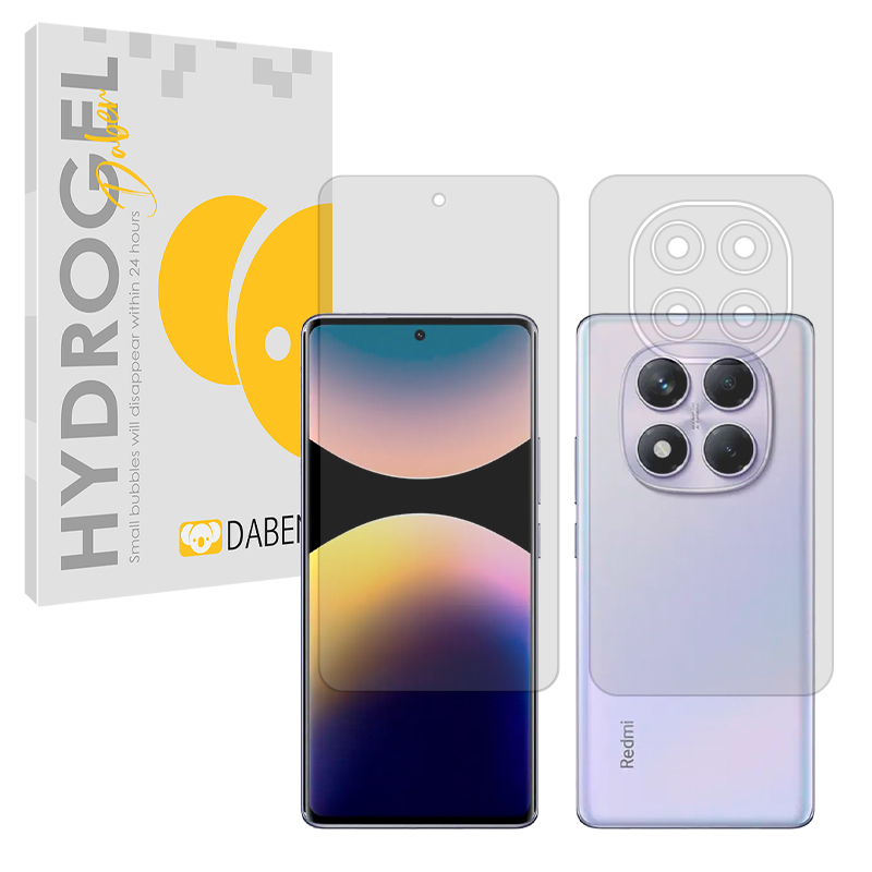 محافظ صفحه نمایش شفاف دبن مدل Tough مناسب برای گوشی موبایل شیائومی Redmi Note 14 Pro 4G به همراه محافظ پشت گوشی محافظ صفحه نمایش شفاف دبن مدل Tough مناسب برای گوشی موبایل شیائومی Redmi Note 14 Pro 4G به همراه محافظ پشت گوشی