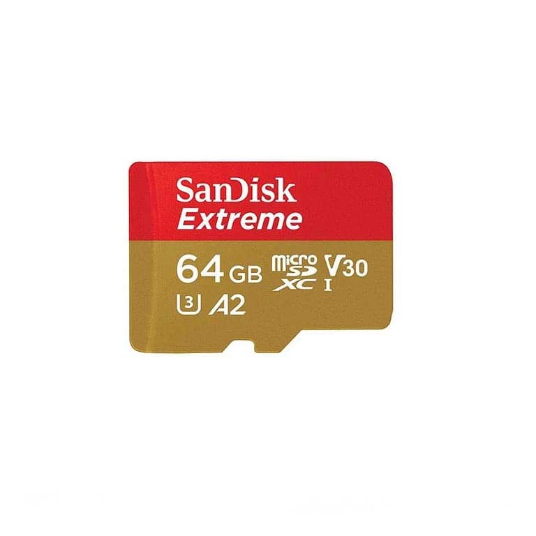 کارت حافظه microSDXC سن دیسک مدل Extreme کلاس A2 استاندارد UHS-I U3 سرعت 170MBs ظرفیت 64 گیگابایت-طلایی کارت حافظه microSDXC سن دیسک مدل Extreme کلاس A2 استاندارد UHS-I U3 سرعت 170MBs ظرفیت 64 گیگابایت-طلایی