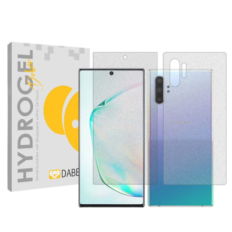 محافظ صفحه نمایش مات دبن مدل Tough مناسب برای گوشی موبایل سامسونگ Galaxy Note10 Plus به همراه محافظ پشت گوشی محافظ صفحه نمایش مات دبن مدل Tough مناسب برای گوشی موبایل سامسونگ Galaxy Note10 Plus به همراه محافظ پشت گوشی
