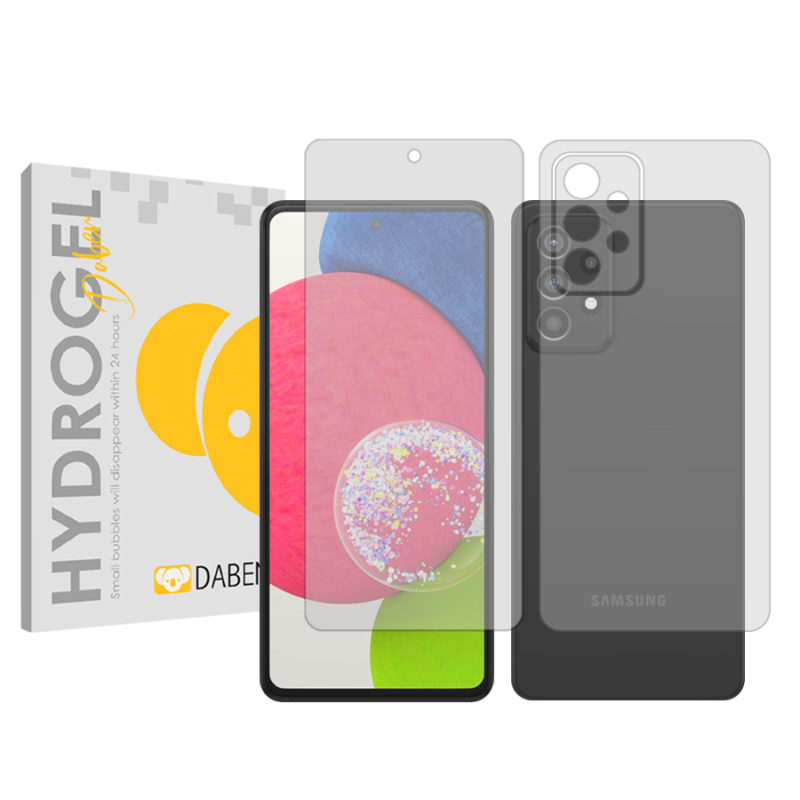 محافظ صفحه نمایش شفاف دبن مدل Tough مناسب برای گوشی موبایل سامسونگ Galaxy A52s 5G به همراه محافظ پشت گوشی محافظ صفحه نمایش شفاف دبن مدل Tough مناسب برای گوشی موبایل سامسونگ Galaxy A52s 5G به همراه محافظ پشت گوشی