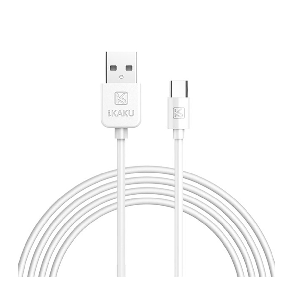 کابل تایپ سی کاکوسیگا مدل KSC-060 طول 1 متر-سفید کابل تایپ سی کاکوسیگا مدل KSC-060 طول 1 متر-سفید