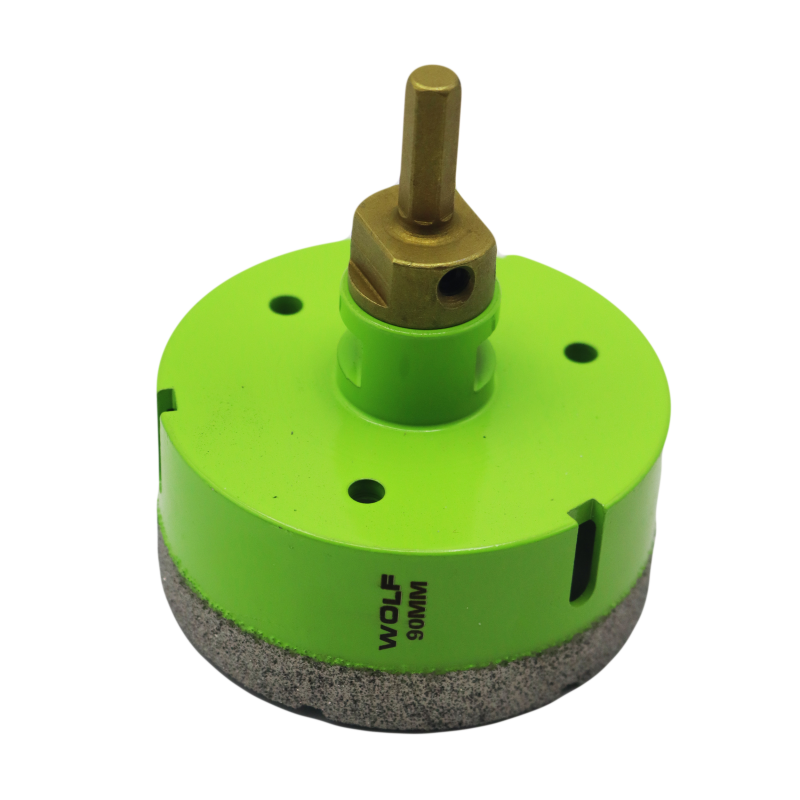گردبر فرزی سنگ و سرامیک ولف مدل YP-090 به همراه رابط تبدیل به دریل سایز90 میلی متر
