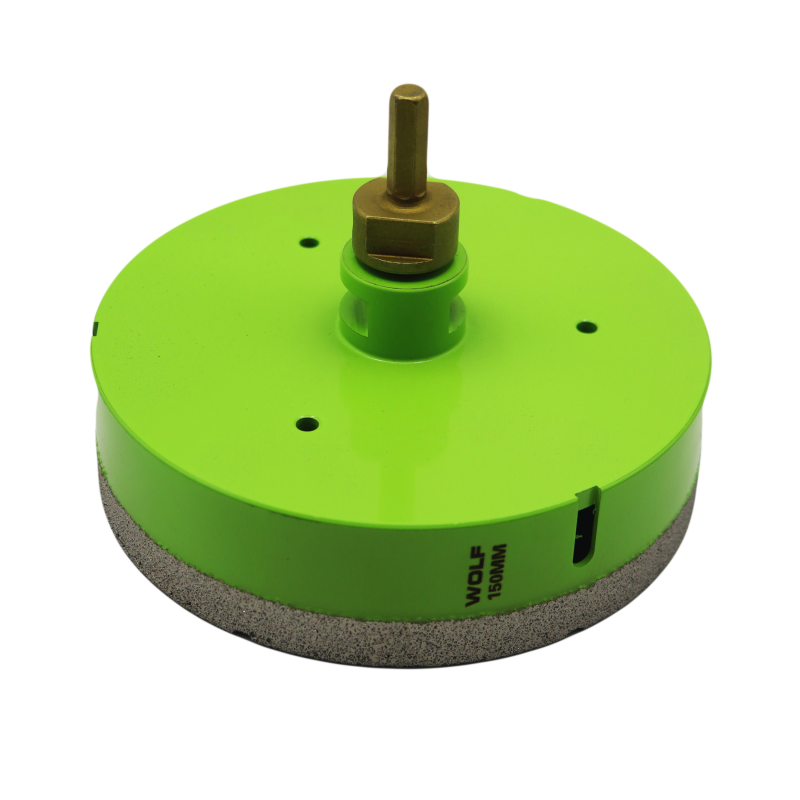 گردبر فرزی سنگ و سرامیک ولف مدل YP-0150 به همراه رابط تبدیل به دریل سایز 150 میلی متر