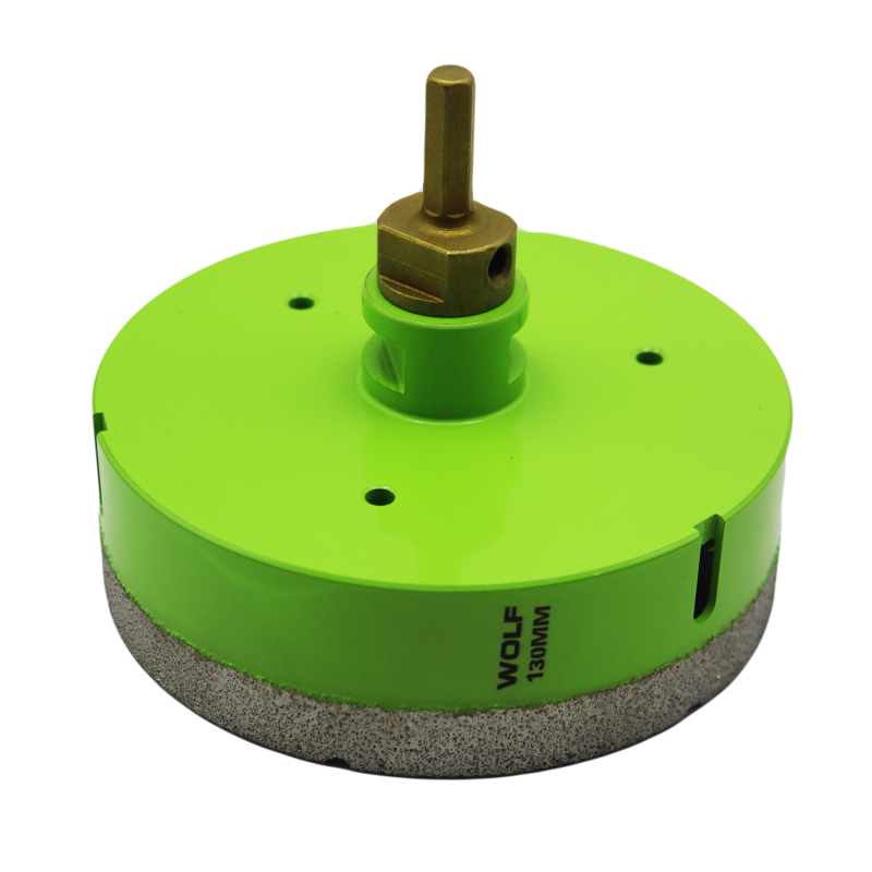گردبر فرزی سنگ و سرامیک ولف مدل YP-0130 به همراه رابط تبدیل به دریل سایز 130 میلی متر