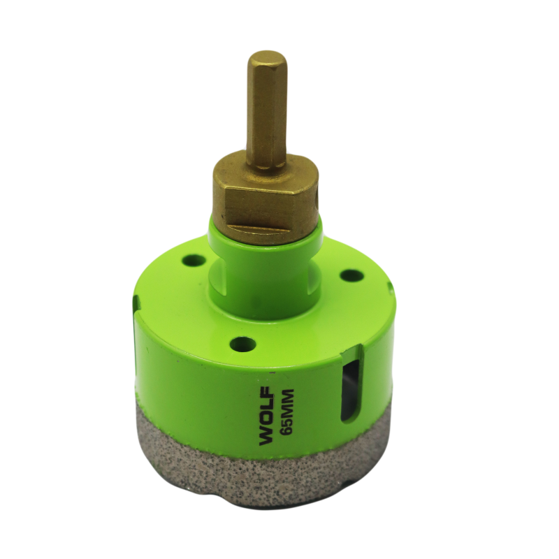 گردبر فرزی سنگ و سرامیک ولف مدل YP-065 به همراه رابط تبدیل به دریل سایز 65 میلی متر