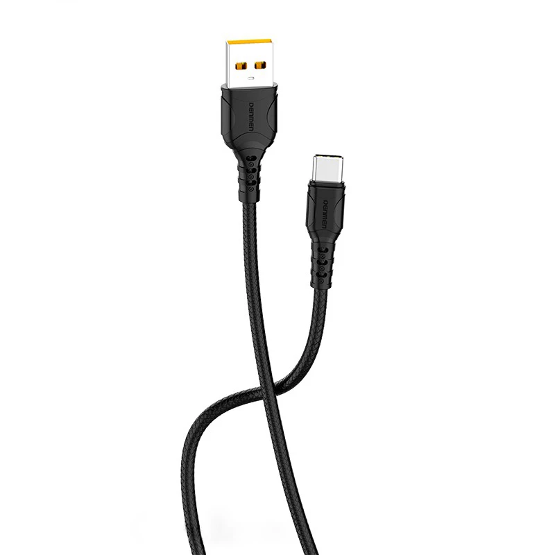 کابل Type-C دنمن مدل D06T طول 1 متر-مشکی کابل Type-C دنمن مدل D06T طول 1 متر-مشکی