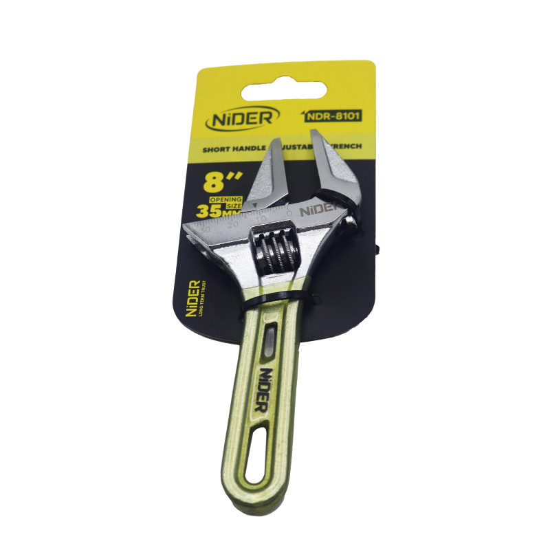 آچار فرانسه نیدر مدل YP-NDR-8101-35MM-14CM سایز 8 اینچ آچار فرانسه نیدر مدل YP-NDR-8101-35MM-14CM سایز 8 اینچ