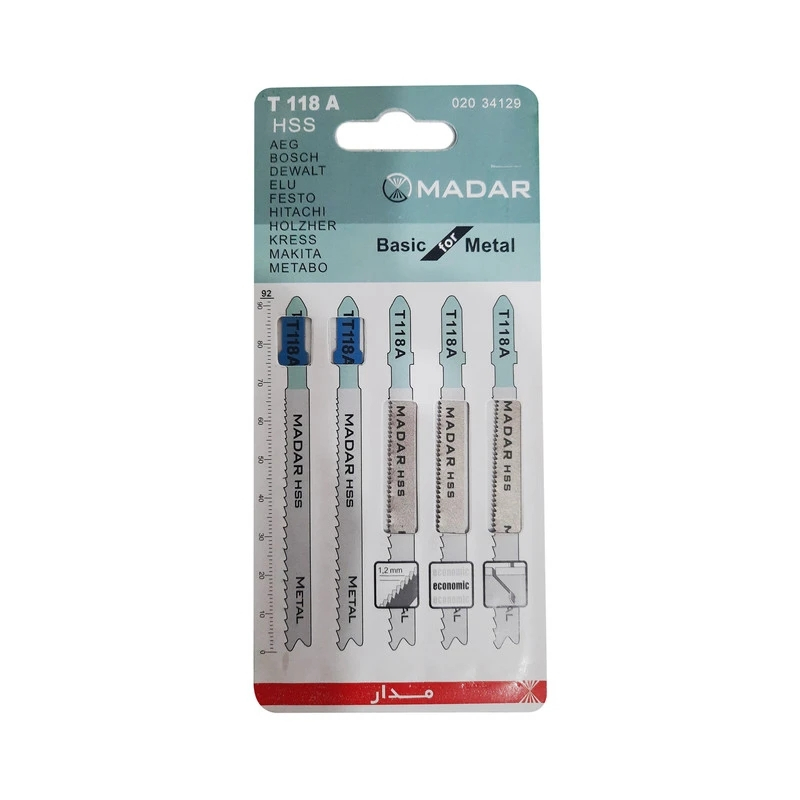 تیغ اره آهن بر مدار مدل AJ-MDR-T 118A مجموعه 5 عددی