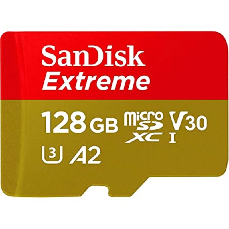 کارت حافظه MicroSDXC سن دیسک مدل Extreme کلاس A2 استاندارد UHS-I U3 سرعت 190MBps ظرفیت 128 گیگابایت-چند رنگ کارت حافظه MicroSDXC سن دیسک مدل Extreme کلاس A2 استاندارد UHS-I U3 سرعت 190MBps ظرفیت 128 گیگابایت-چند رنگ