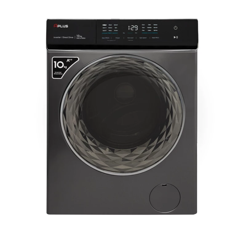 ماشین لباسشویی آپلاس 10 کیلوگرم مدل WM147A04-تیتانیوم