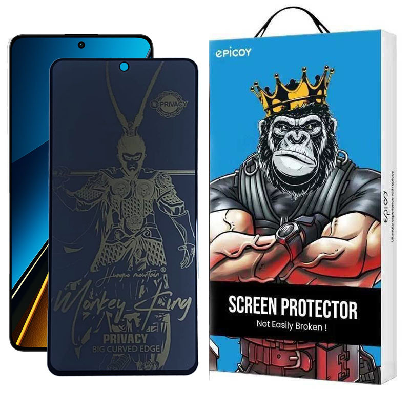محافظ صفحه نمایش حریم شخصی اپیکوی مدل wukong privacy مناسب برای گوشی موبایل شیائومی Poco X6 Pro 5G/ X6 Neo/ M6 Pro 4G محافظ صفحه نمایش حریم شخصی اپیکوی مدل wukong privacy مناسب برای گوشی موبایل شیائومی Poco X6 Pro 5G/ X6 Neo/ M6 Pro 4G