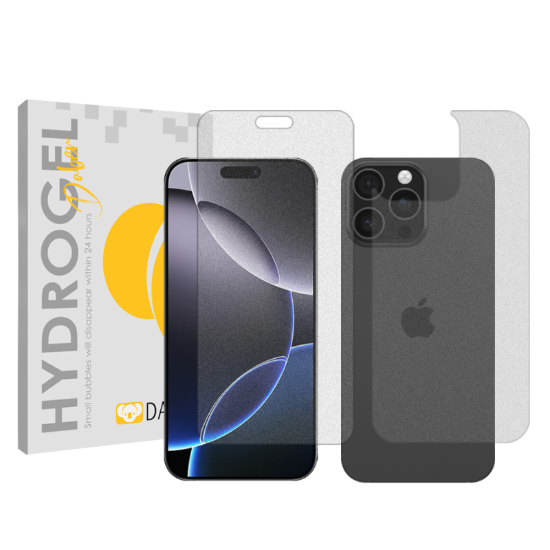 محافظ صفحه نمایش مات دبن مدل Tough مناسب برای گوشی موبایل اپل iPhone 16 Pro Max به همراه محافظ پشت گوشی محافظ صفحه نمایش مات دبن مدل Tough مناسب برای گوشی موبایل اپل iPhone 16 Pro Max به همراه محافظ پشت گوشی