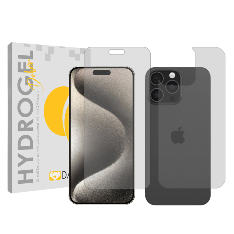 محافظ صفحه نمایش شفاف دبن مدل Tough مناسب برای گوشی موبایل اپل iPhone 15 Pro Max به همراه محافظ پشت گوشی محافظ صفحه نمایش شفاف دبن مدل Tough مناسب برای گوشی موبایل اپل iPhone 15 Pro Max به همراه محافظ پشت گوشی