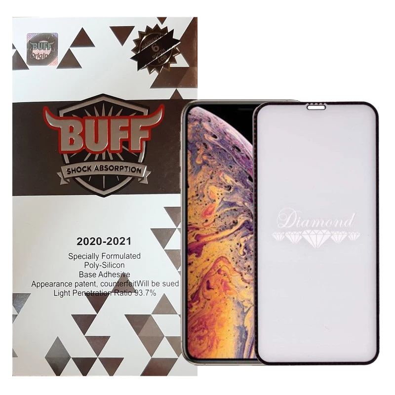 گلس گوشی اپل iPhone 11 Pro Max بوف مدل Diamond-آبی گلس گوشی اپل iPhone 11 Pro Max بوف مدل Diamond-آبی