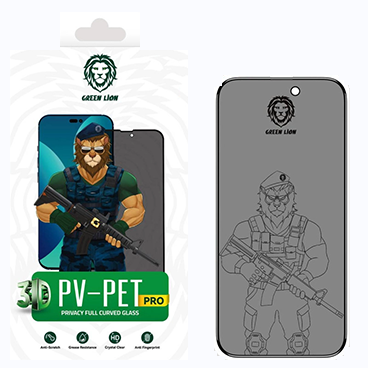 گلس گوشی اپل iPhone 14 Plus گرین مدل 3D Curved Pro