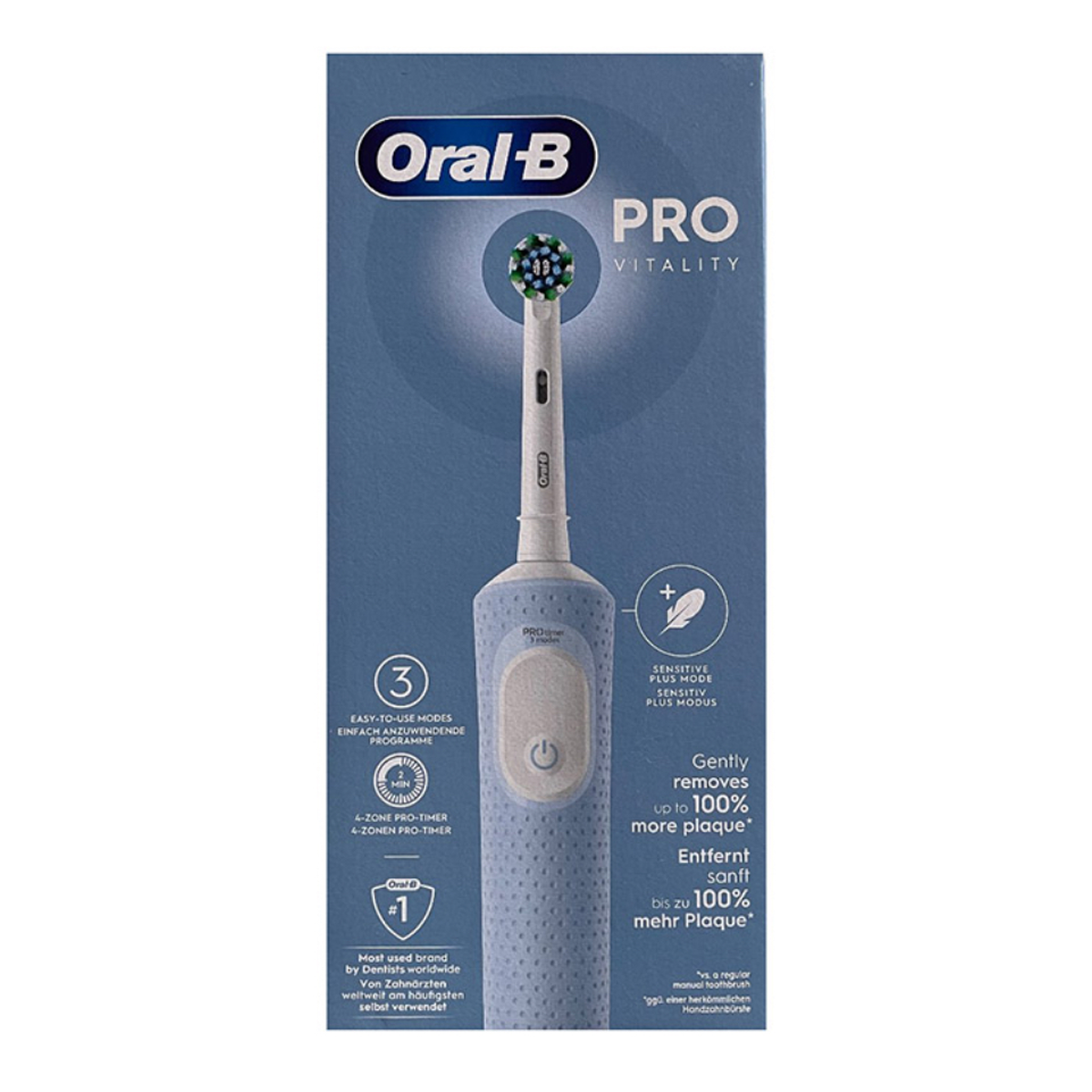 مسواک برقی اورال بی مدل Vitality Pro-آبی مسواک برقی اورال بی مدل Vitality Pro-آبی