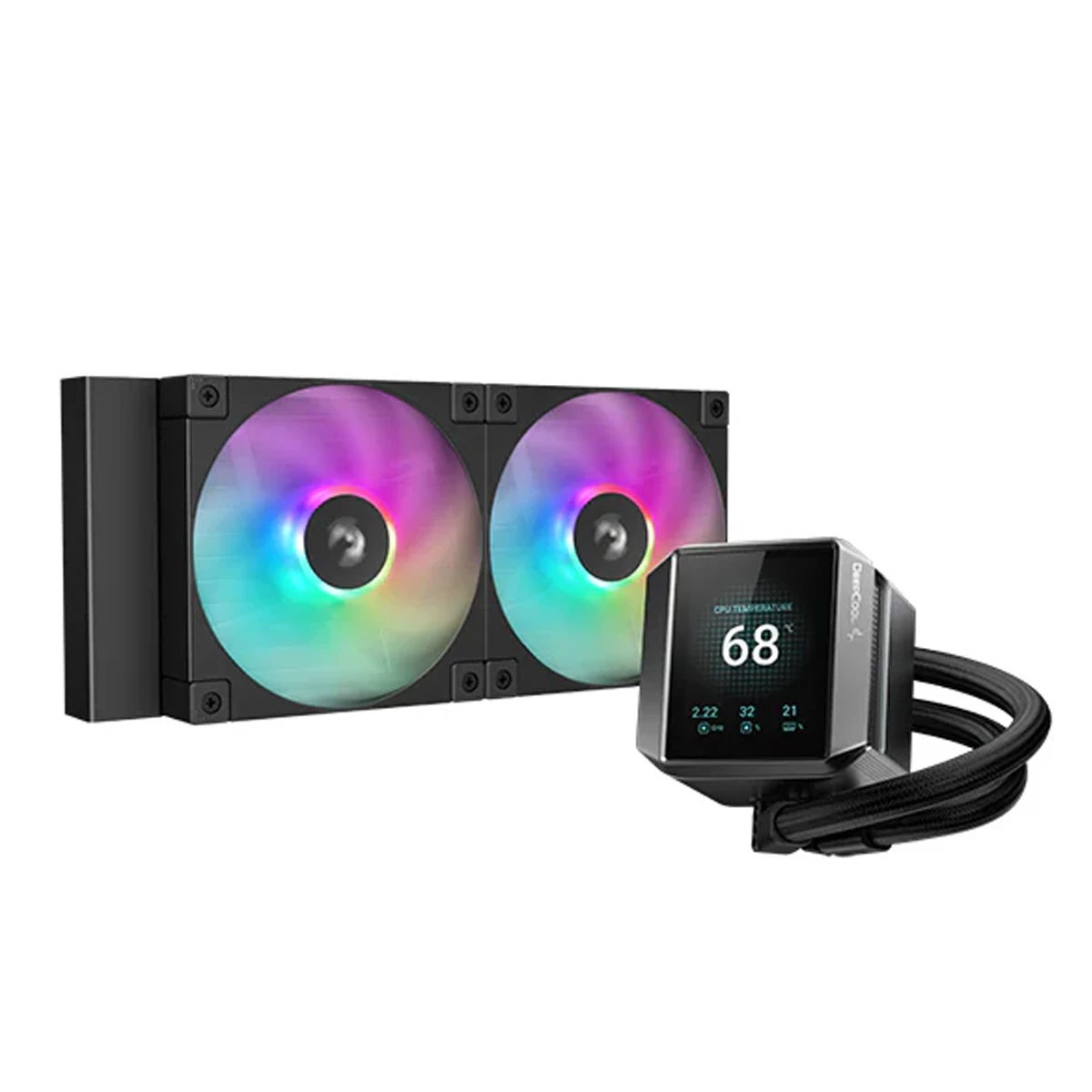 خنک کننده مایع پردازنده دیپ کول مدل MYSTIQUE 240 ARGB-سفید خنک کننده مایع پردازنده دیپ کول مدل MYSTIQUE 240 ARGB-سفید