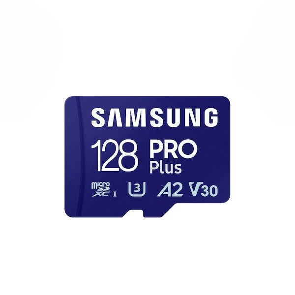 کارت حافظه microSDXC سامسونگ مدل Pro Plus کلاس 10 استاندارد UHS-I U3 سرعت 180MBps ظرفیت 128 گیگابایت-آبی