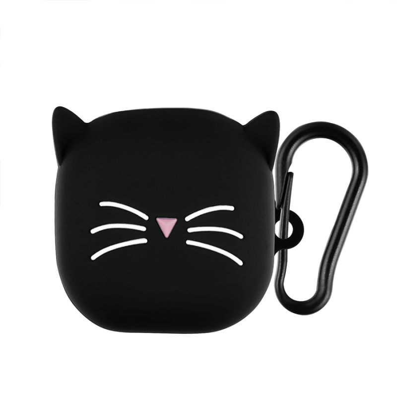 کاور والکری مدل Black Cat مناسب برای کیس هدفون سامسونگ Galaxy Buds Live / Buds Pro / Buds 2 / Buds 2 Pro / Buds FE به همراه گیره کاور والکری مدل Black Cat مناسب برای کیس هدفون سامسونگ Galaxy Buds Live / Buds Pro / Buds 2 / Buds 2 Pro / Buds FE به همراه گیره