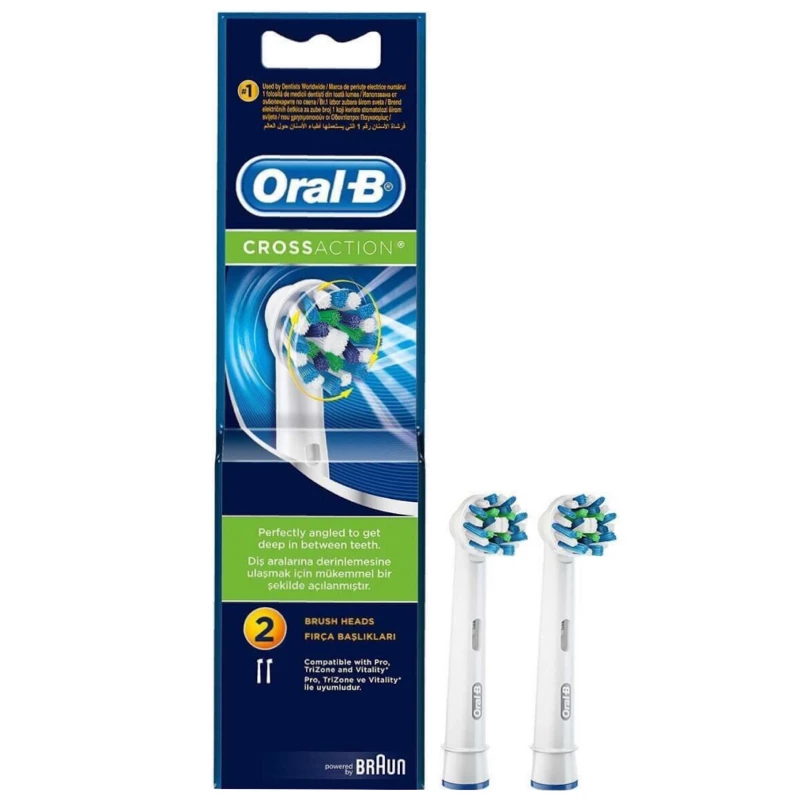 سری مسواک برقی اورال-بی مدل EB50 CROSS ACTION بسته 2 عددی-مشکی سری مسواک برقی اورال-بی مدل EB50 CROSS ACTION بسته 2 عددی-مشکی