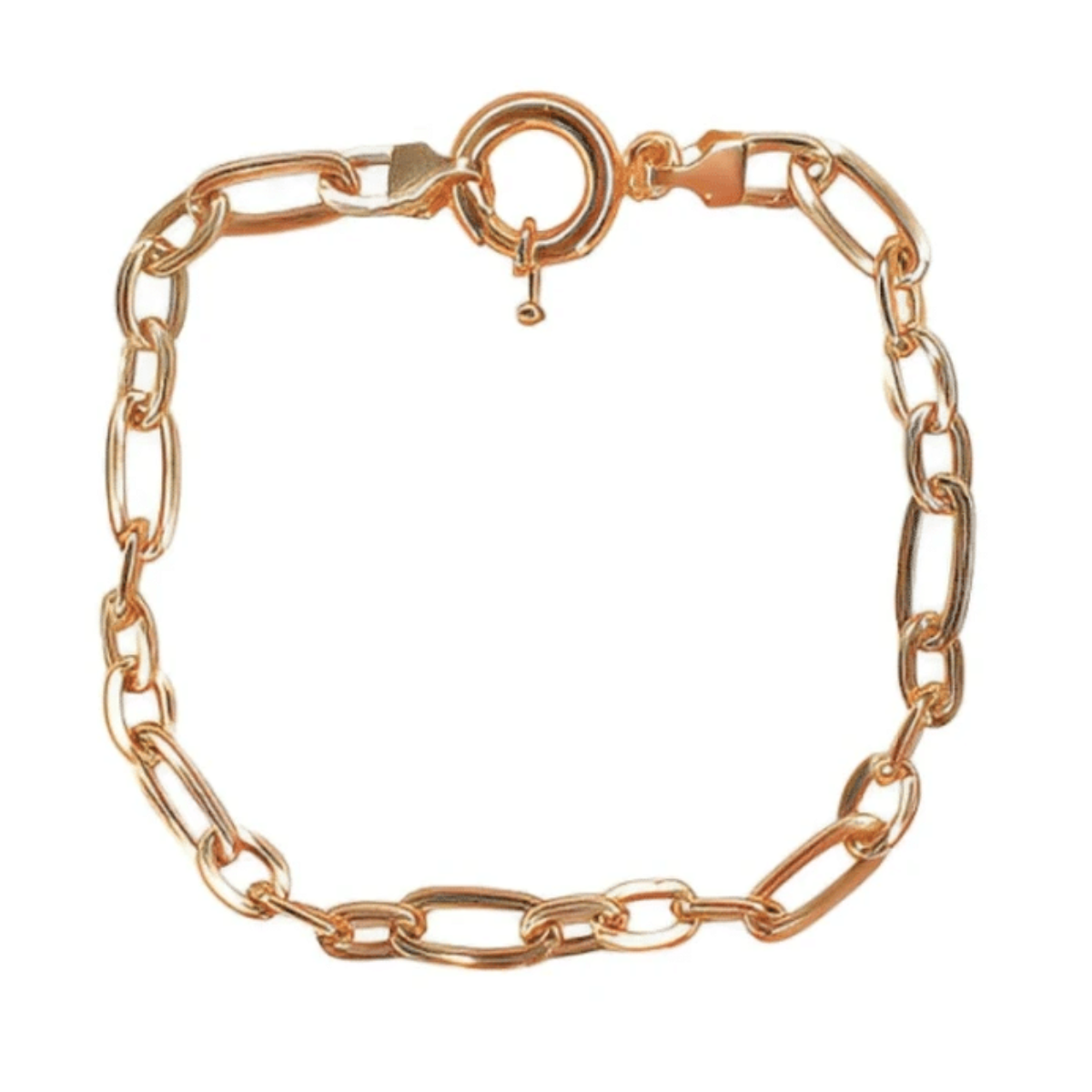 دستبند طلا زنانه نوا گلد مدل هرمس ساده کد 46541 دستبند طلا زنانه نوا گلد مدل هرمس ساده کد 46541