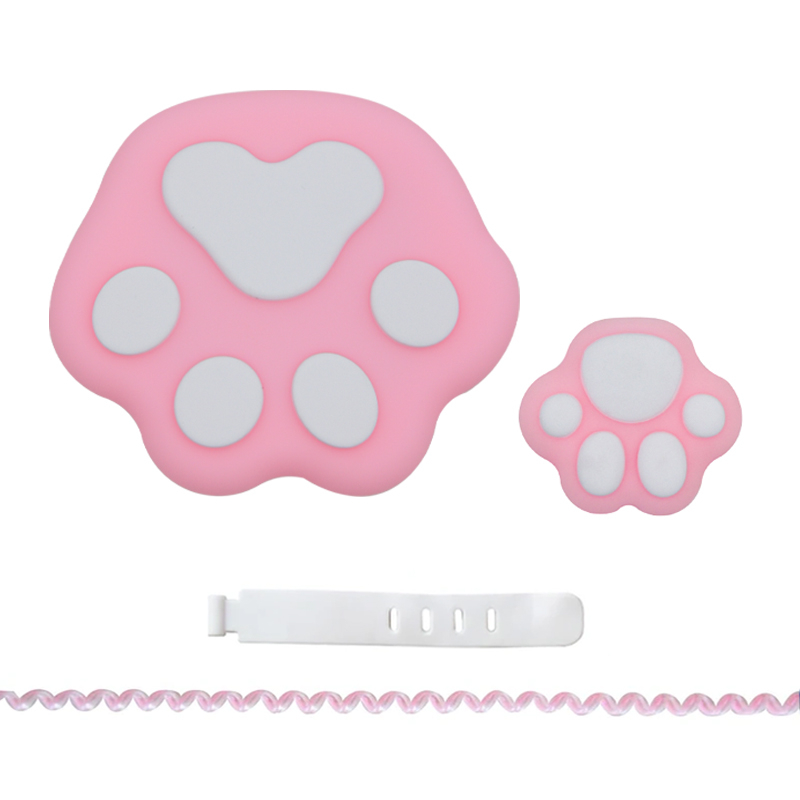 محافظ کابل وال کیس طرح پنجه به همراه محافظ شارژر دیواری مجموعه 4 عددی