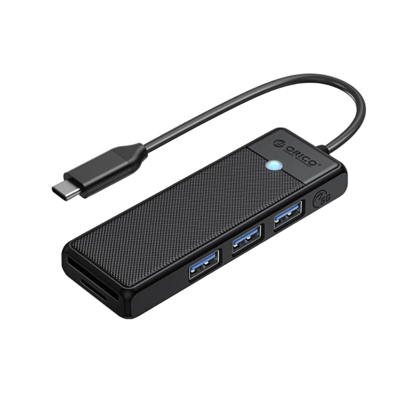 هاب 5 پورت USB-C اوریکو مدل PAPW3AT-C3-015-آبی 