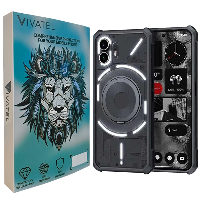 کاور گوشی ناتینگ فون 2 ویواتل مدل XUNOD 360 Magnetic 