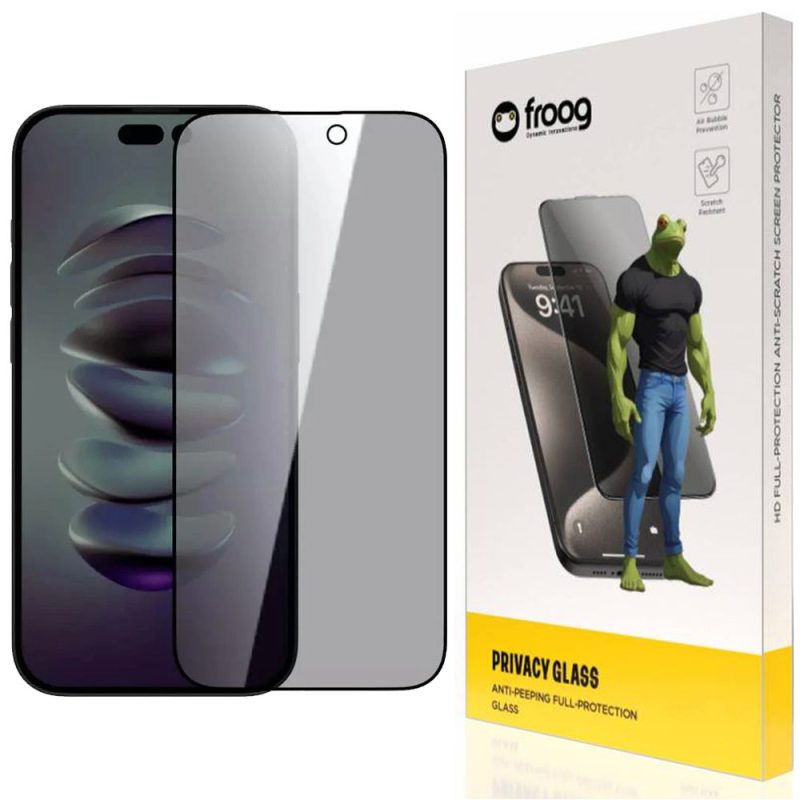 محافظ صفحه نمایش حریم شخصی فراگ مدل Privacy مناسب برای گوشی موبایل اپل iPhone 15 Pro Max محافظ صفحه نمایش حریم شخصی فراگ مدل Privacy مناسب برای گوشی موبایل اپل iPhone 15 Pro Max