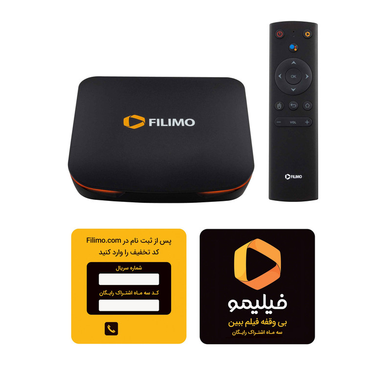 اندروید باکس فیلیمو مدل FB-102 به همراه 3 ماه اشتراک رایگان فیلیمو اندروید باکس فیلیمو مدل FB-102 به همراه 3 ماه اشتراک رایگان فیلیمو