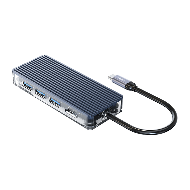 هاب 6 پورت USB-C اوریکو مدل WB-6RJ هاب 6 پورت USB-C اوریکو مدل WB-6RJ