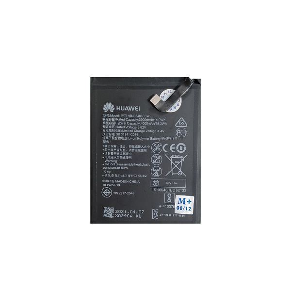 باتری موبایل مدل HB436486ECW ظرفیت 4000 میلی آمپر ساعت مناسب برای گوشی موبایل هوآوی Mate 10