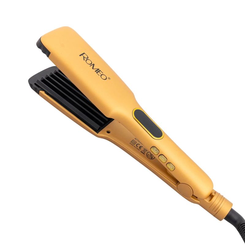 اتو و حالت دهنده ی مو حرفه ای رومئو مدل RM-6161-خردلی