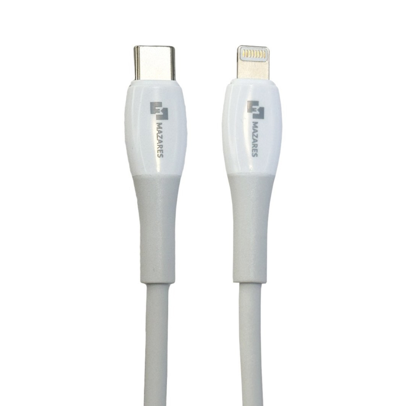 کابل تبدیل USB-C به لایتنینگ مازارس مدل C3CL طول 1 متر کابل تبدیل USB-C به لایتنینگ مازارس مدل C3CL طول 1 متر