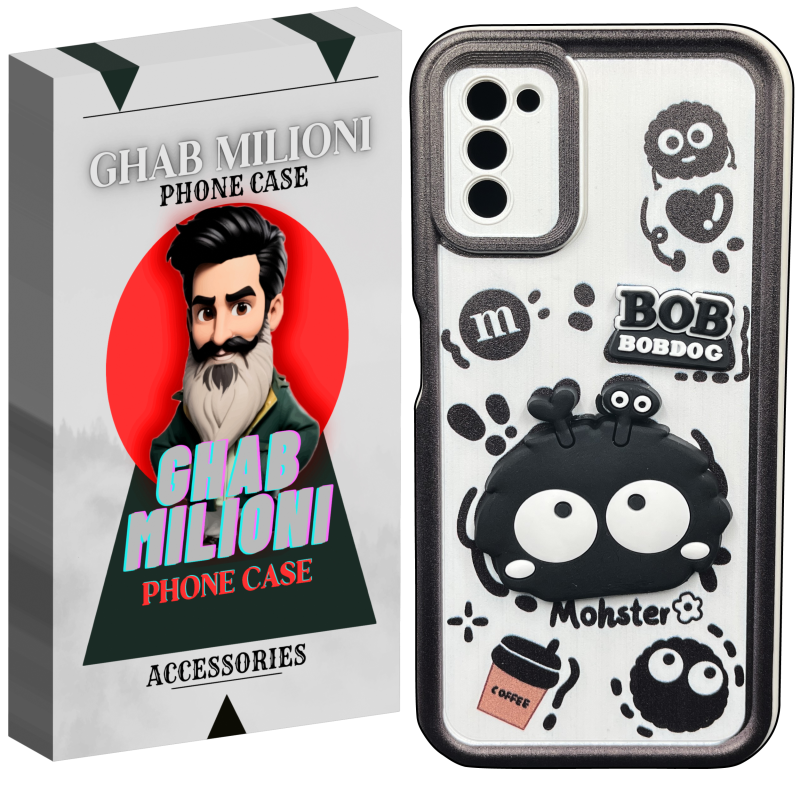 کاور قاب میلیونی مدل BOBDOG-MW مناسب برای گوشی موبایل سامسونگ Galaxy A03s/A02s به همراه بند آویز کاور قاب میلیونی مدل BOBDOG-MW مناسب برای گوشی موبایل سامسونگ Galaxy A03s/A02s به همراه بند آویز