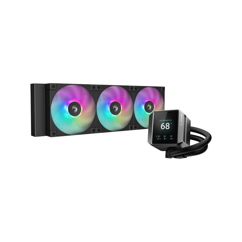 خنک کننده پردازنده آبی دیپ کول مدل MYSTIQUE 360 ARGB BK