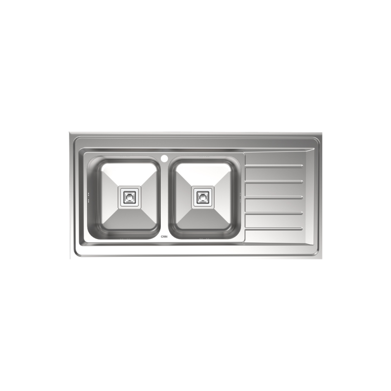 سینک ظرفشویی استیل کن مدل 9102s روکار سینک ظرفشویی استیل کن مدل 9102s روکار
