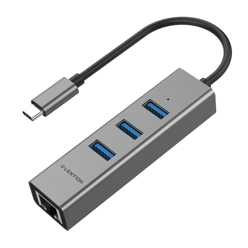 هاب 4 پورت USB-C لنشن مدل C23-S هاب 4 پورت USB-C لنشن مدل C23-S