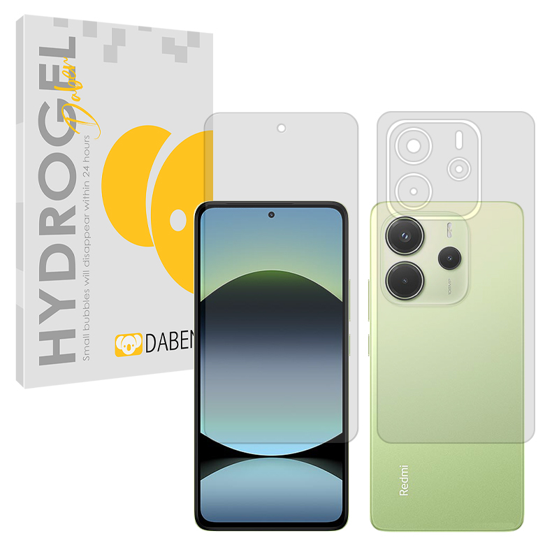 محافظ صفحه نمایش شفاف دبن مدل Tough مناسب برای گوشی موبایل شیائومی Redmi Note 14 4G به همراه محافظ پشت گوشی محافظ صفحه نمایش شفاف دبن مدل Tough مناسب برای گوشی موبایل شیائومی Redmi Note 14 4G به همراه محافظ پشت گوشی