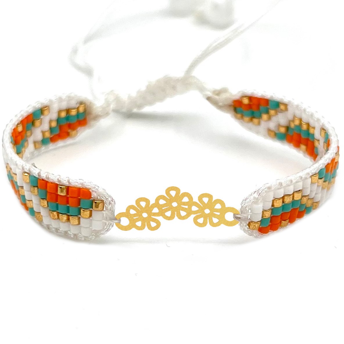 دستنبد طلا زنانه با پلاک طلا میوکی دیانا گالری کد07031