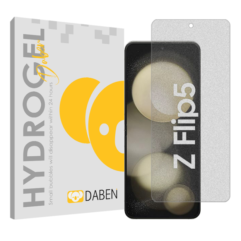 محافظ صفحه نمایش مات دبن مدل Tough مناسب برای گوشی موبایل سامسونگ Galaxy Z Flip5 محافظ صفحه نمایش مات دبن مدل Tough مناسب برای گوشی موبایل سامسونگ Galaxy Z Flip5