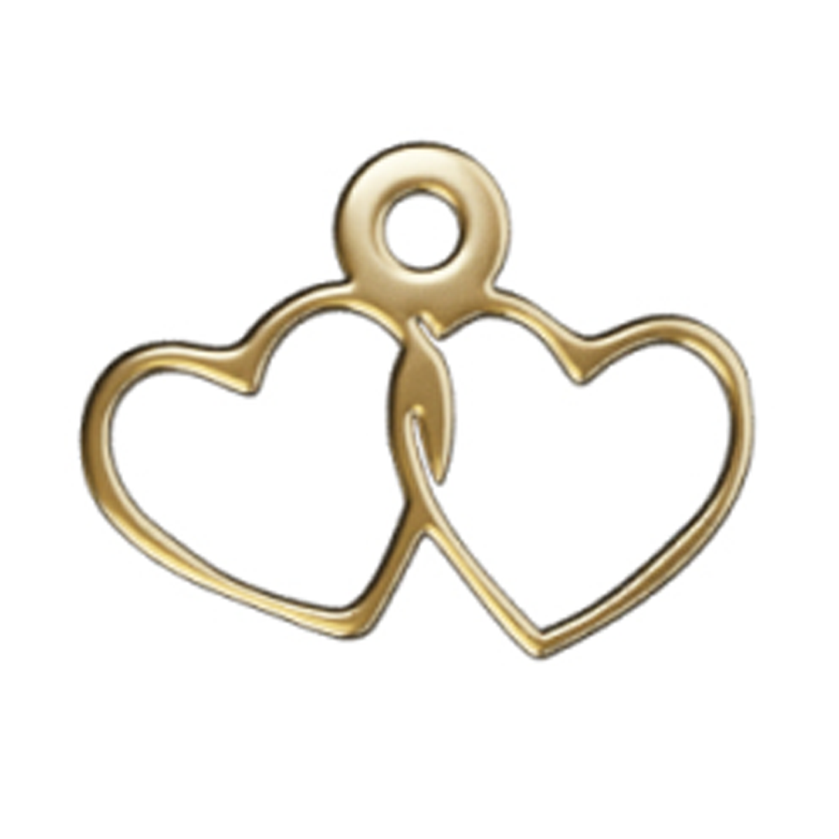 آویز طلا زنانه مدوپد مدل دو کد kc18887-0.40 آویز طلا زنانه مدوپد مدل دو کد kc18887-0.40