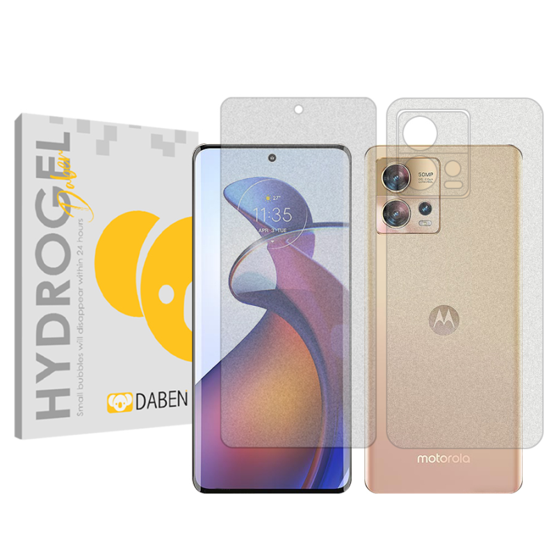 محافظ صفحه نمایش مات دبن مدل Tough مناسب برای گوشی موبایل موتورولا Edge 30 Fusion به همراه محافظ پشت گوشی محافظ صفحه نمایش مات دبن مدل Tough مناسب برای گوشی موبایل موتورولا Edge 30 Fusion به همراه محافظ پشت گوشی