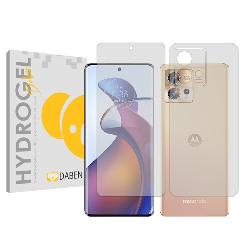 محافظ صفحه نمایش شفاف دبن مدل Tough مناسب برای گوشی موبایل موتورولا Edge 30 Fusion به همراه محافظ پشت گوشی محافظ صفحه نمایش شفاف دبن مدل Tough مناسب برای گوشی موبایل موتورولا Edge 30 Fusion به همراه محافظ پشت گوشی
