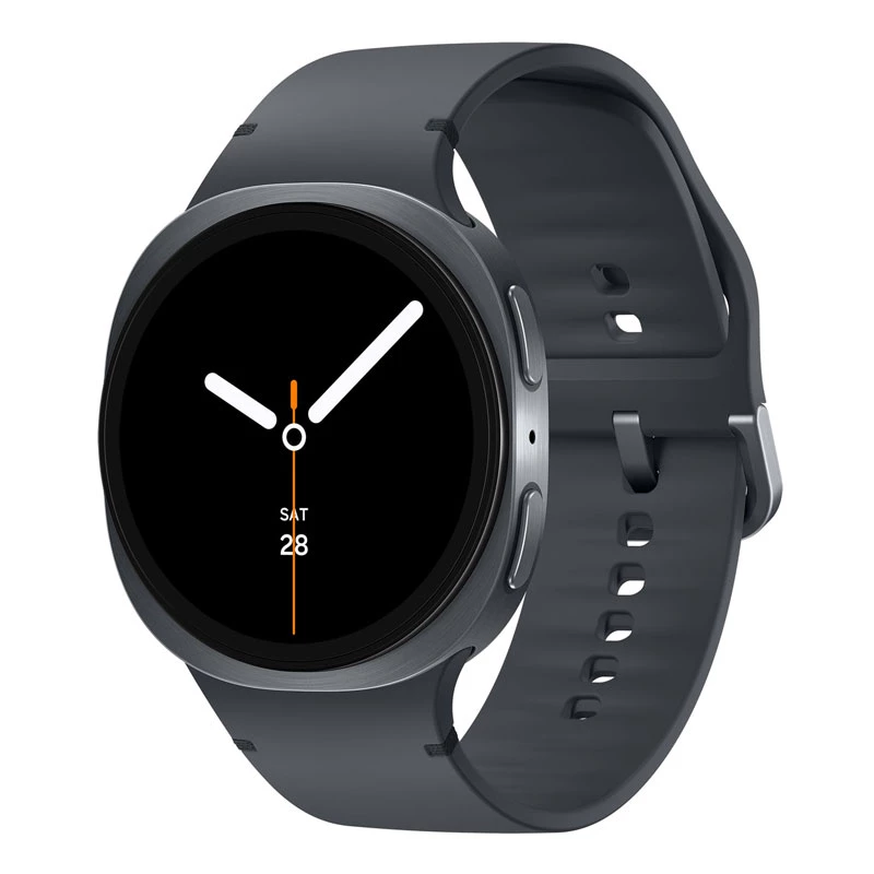 ساعت هوشمند 44 میلی متری سامسونگ مدل Galaxy Watch 8 با بند پلاستیکی-سیلور