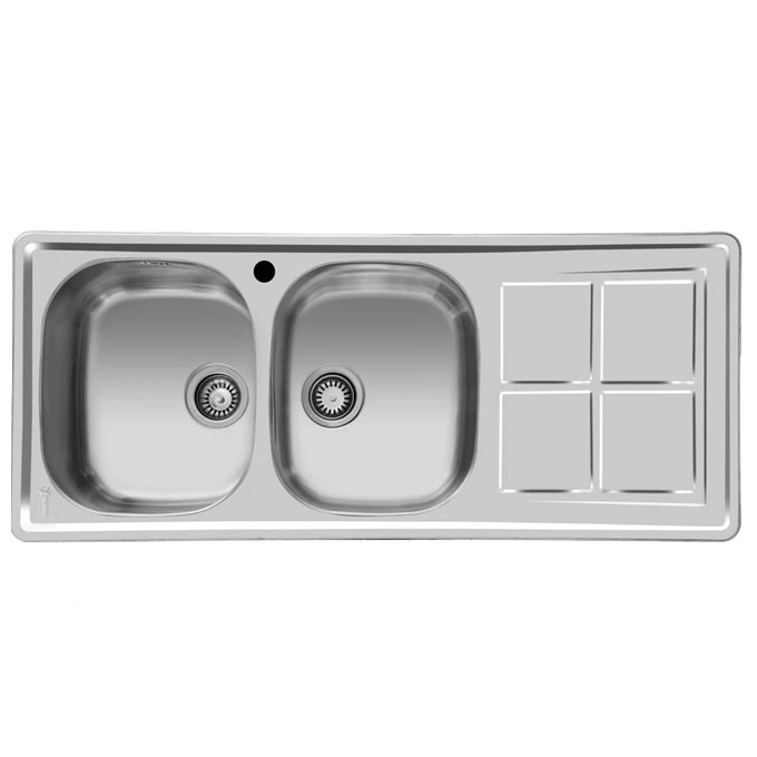 سینک ظرفشویی اخوان مدل 159N توکار-چپ لگن سینک ظرفشویی اخوان مدل 159N توکار-چپ لگن