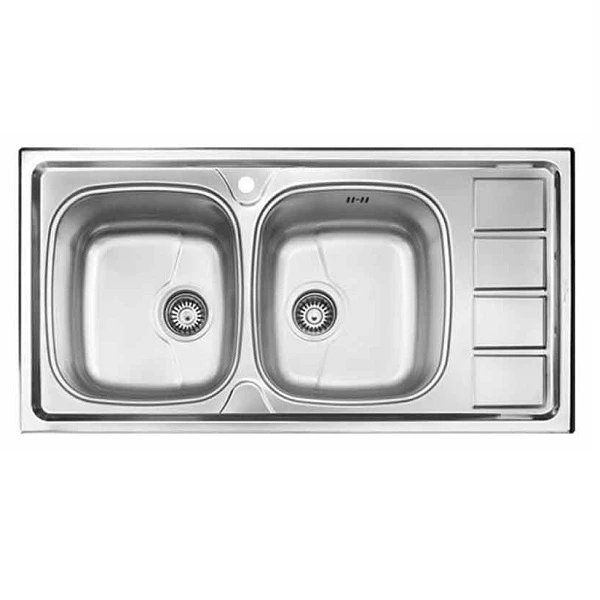 سینک ظرفشویی اخوان مدل 164SP توکار-راست لگن سینک ظرفشویی اخوان مدل 164SP توکار-راست لگن